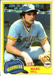 1981 Topps Baseball Cards      486     Marc Hill